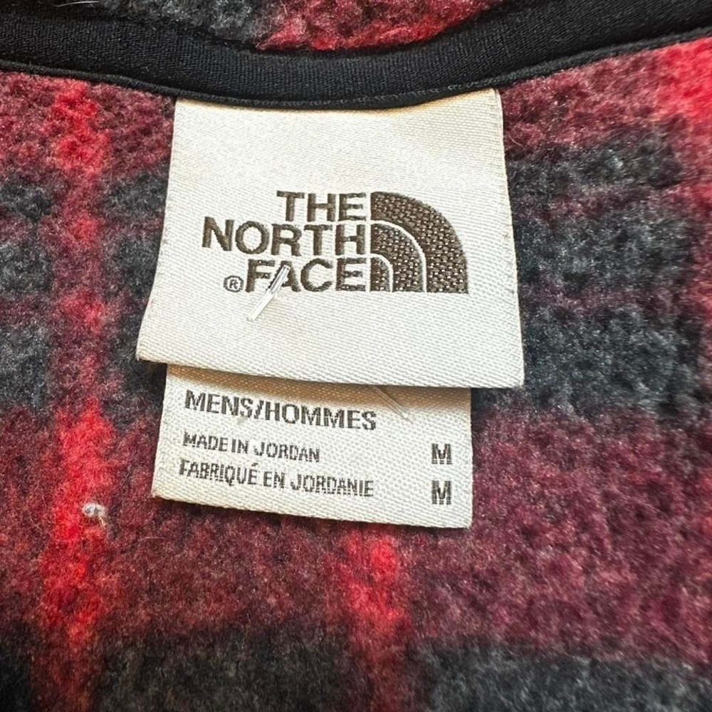 The North Face Fleece Mens Medium Leo Gordon Lyon‎ 1/4 Zip Jacket Plaid - Picture 4 of 5